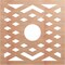Ekena Millwork Chevron Wood Fretwork Pierced Ceiling Medallion, Cherry, 40"OD x 10 3/8"ID x 3/8"T CMWP40X40X0375CHCH - alternate 1